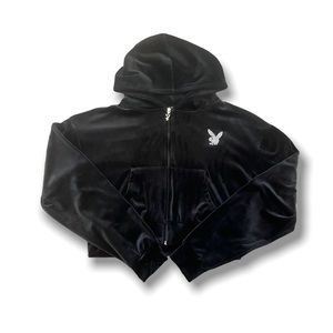 BLACK VELVET PLAYBOY TRACKSUIT